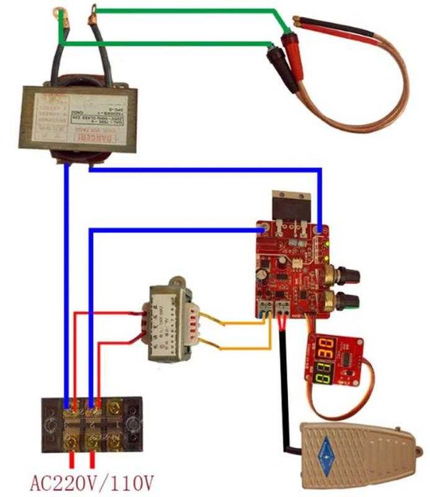 Контроллер точечной сварки NY-D01 100A