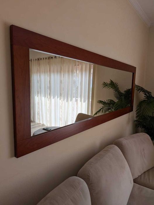 Cherry Wood Sideboard/Buffet + Mirror64741075813251122