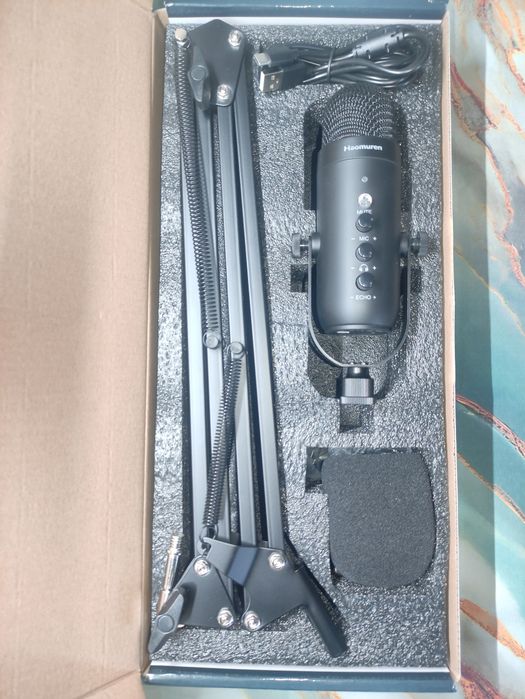USB микрофон Конденсаторный ZealSound K66S-C