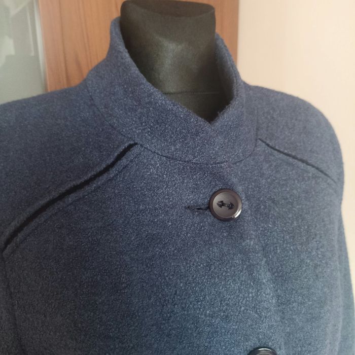 Tanio świetny elegancki płaszcz zimowy Natalia 4xl
