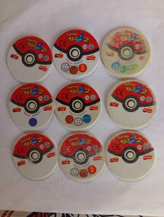 Tazos Pokémon originais Matutano