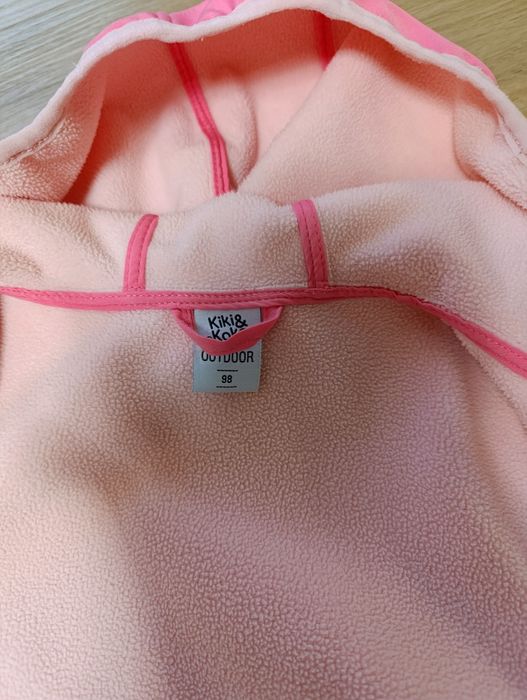 Różowa kurtka Softshell z polarem Kiki & Koko (kik) rozmiar 98