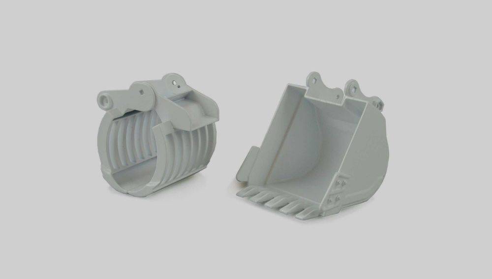 Huina 1580 V4 - RC Escavadora versão 4 em Metal - Branco