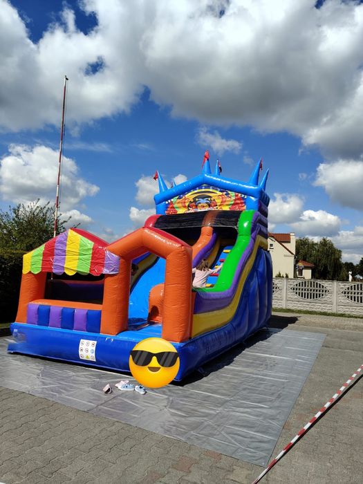 Zamek dmuchany zjeżdżalnia urodziny komunia wesele wynajem