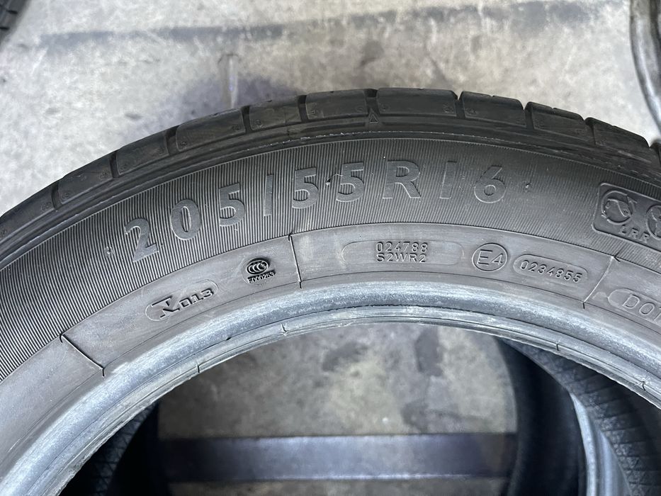 Шины 205/55 R16 Dunlop Sport б/у пара 7мм лето U6