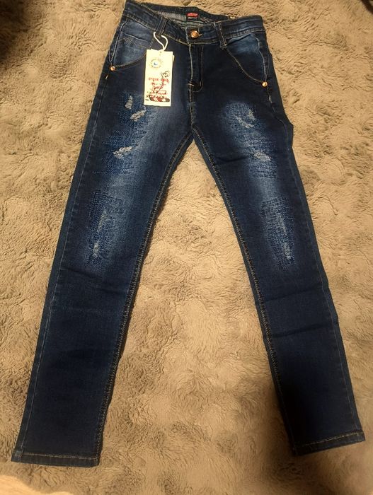 Spodnie jeans chłopięce