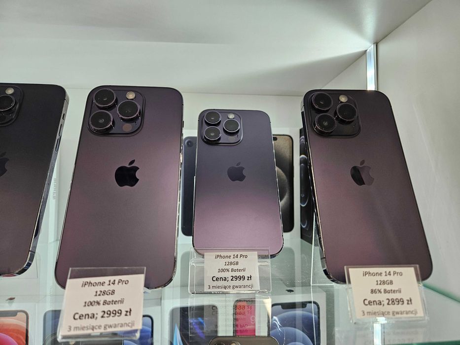 Apple iPhone 14 Pro 128GB 100% kondyca ! Nowa dostawa 16.01.2026!