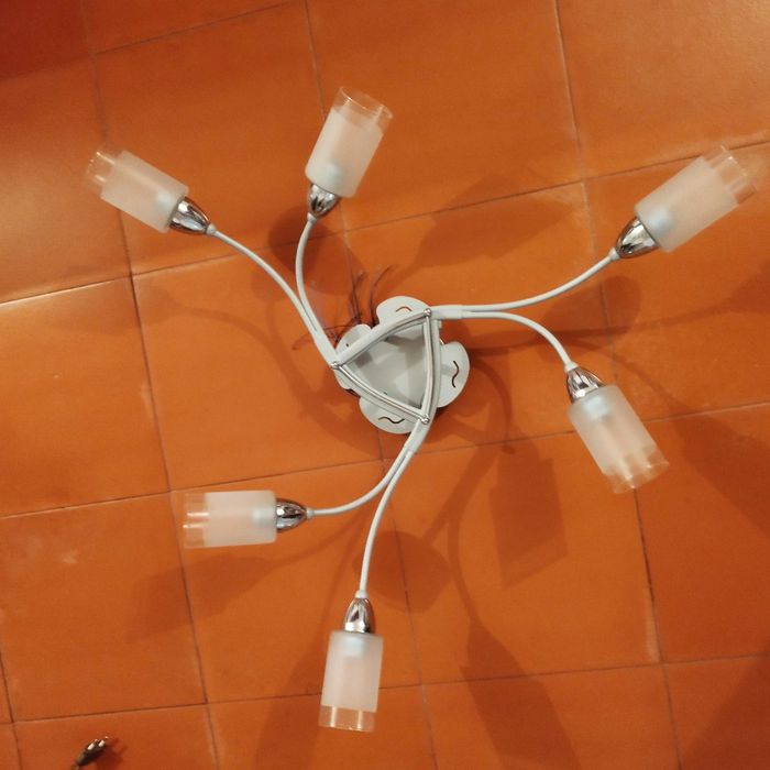 Conjunto de 2 candeeiros de teto