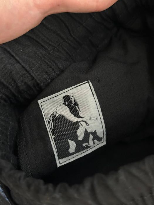 Rick Owens drkshdw bella leather cargo waxed кожаные джинсы штани М Л