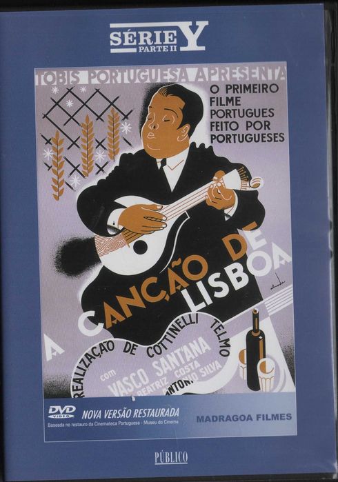 Dvd A Canção de Lisboa - comédia - o original, não o remake - extras