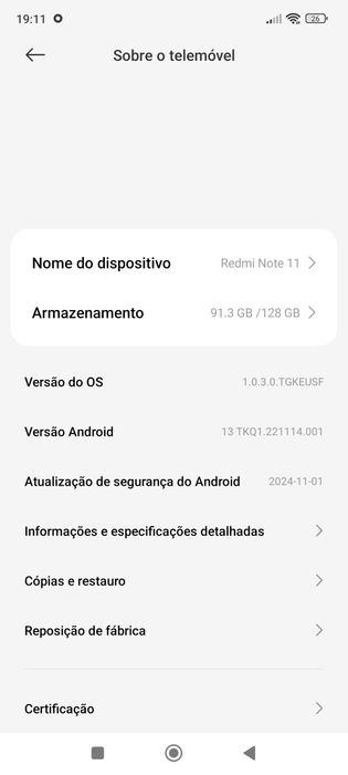 Xiaomi redmi note 11