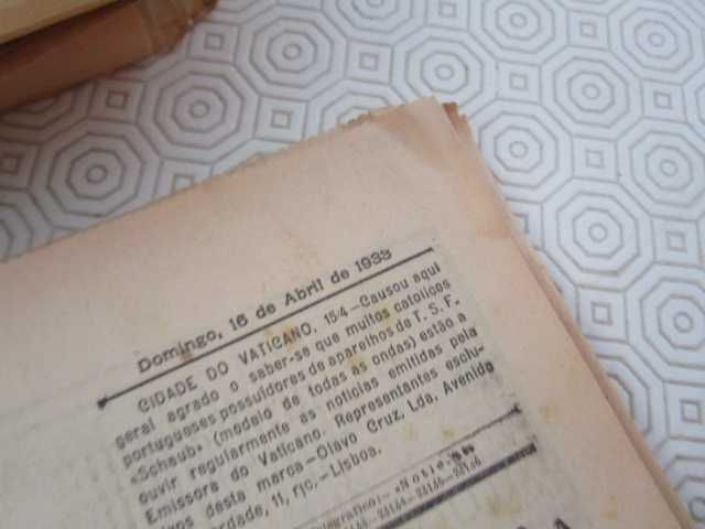 Jornal Diário Notícias ano 1933 publicidade Armazéns do Chiado