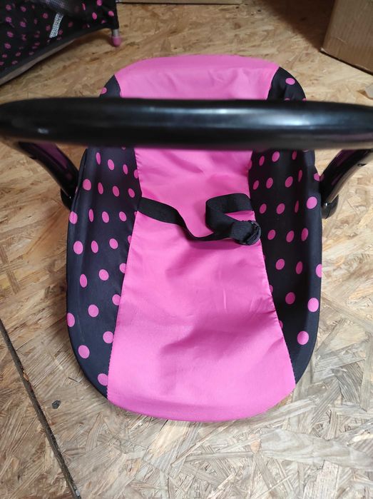 Łóżeczko dla lalek z pościelą i nosidełko