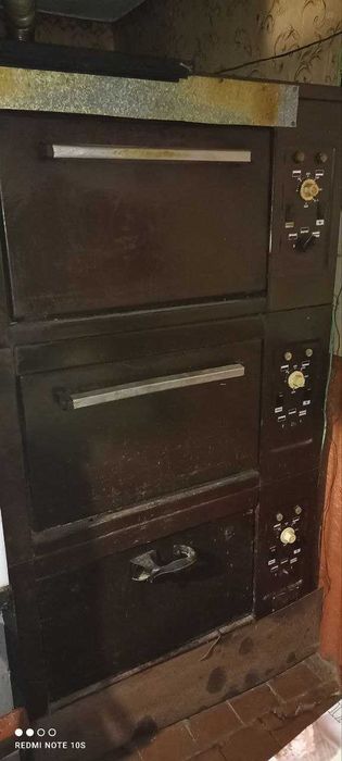 Жарочна духовка 3-секційна професійна