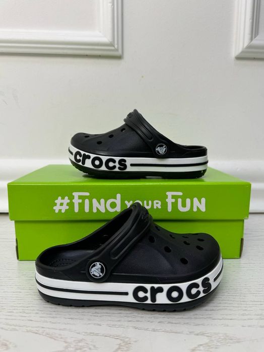 Crocs Bayaband Kids Black c8 c9 c10 c11 c12 c13 j1 j2 j