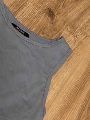 Crop Top jasnoniebieski (Bershka)