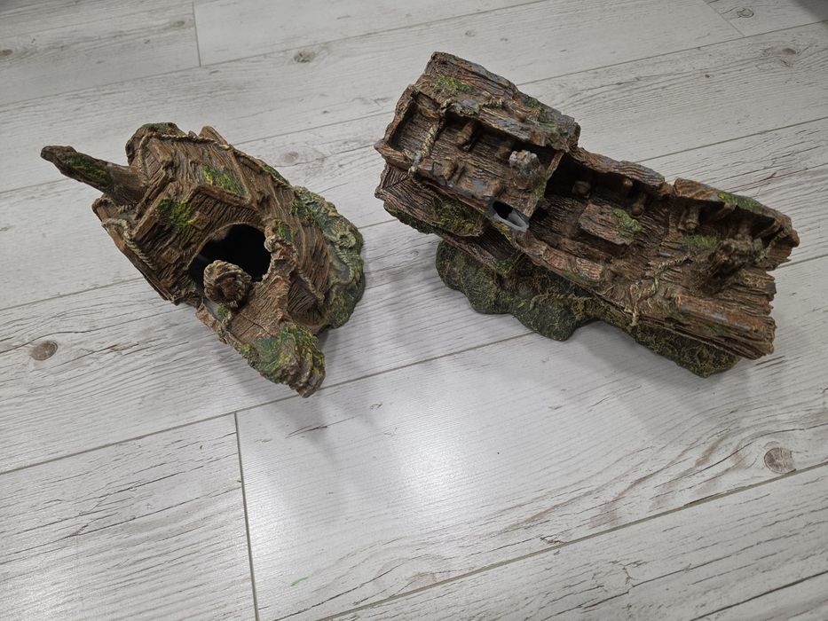 Duży wrak statku do akwarium 50cm