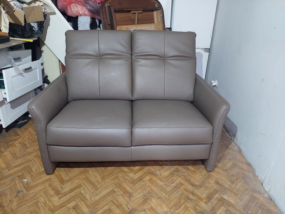 Sofa ze skóry naturalnej