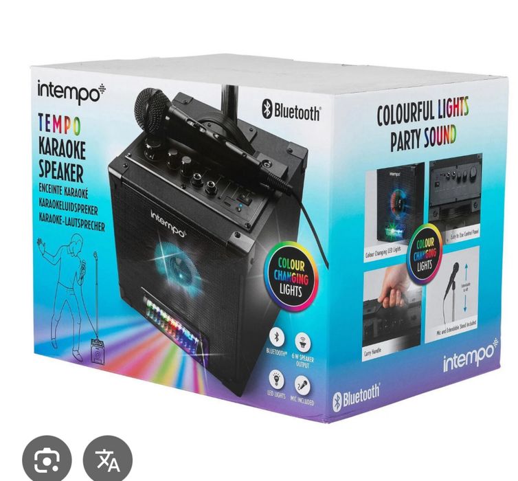 Karaoke intempo como novo