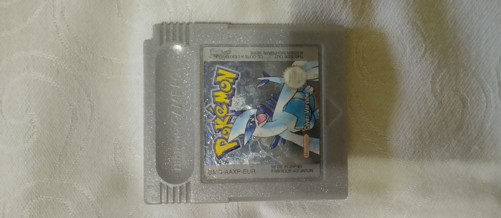 Pokemon Silver Version Game Boy Color compatível com Advance.