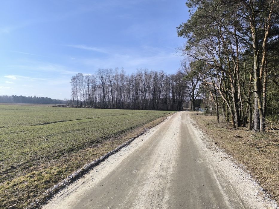 Działka budowlana 3800 m kw. Malanów gm. Lutomiersk