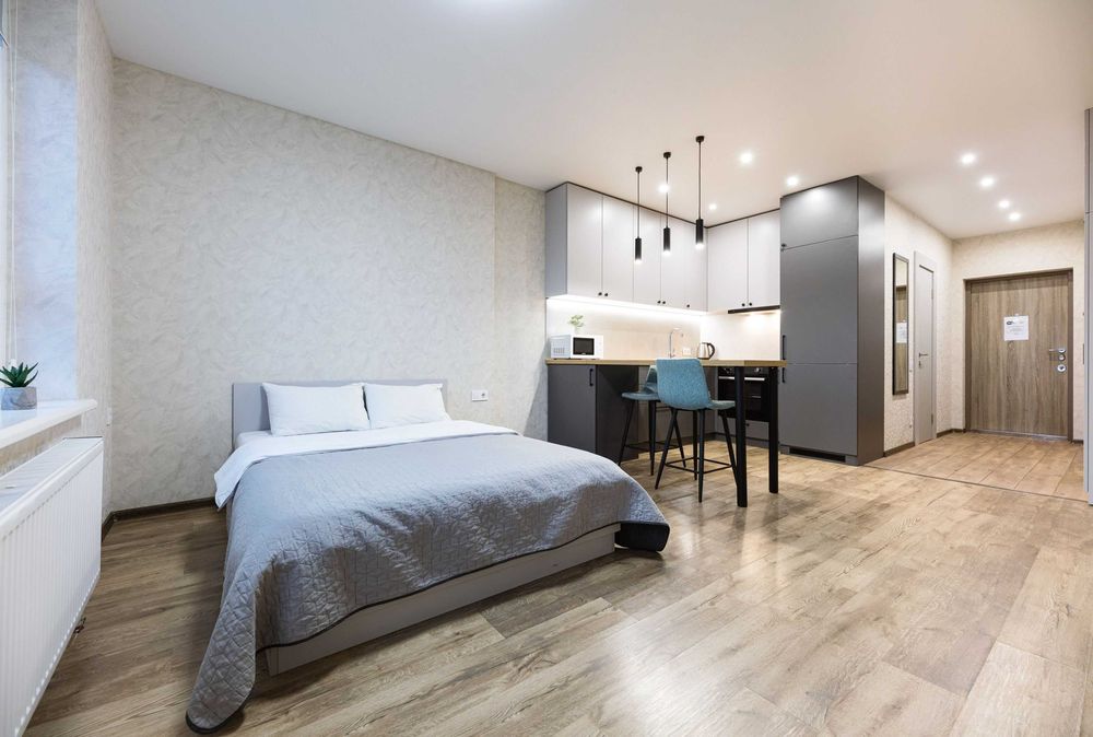 Подобова оренда студії, біля метро, Бажана 17Б. Є укриття.