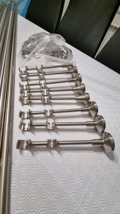 Karnisze metalowe 2x 2.42cm