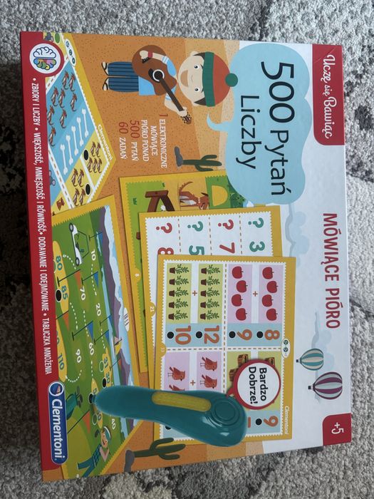 Nowe mówiące pióro 500 pytan zestaw edukacyjny