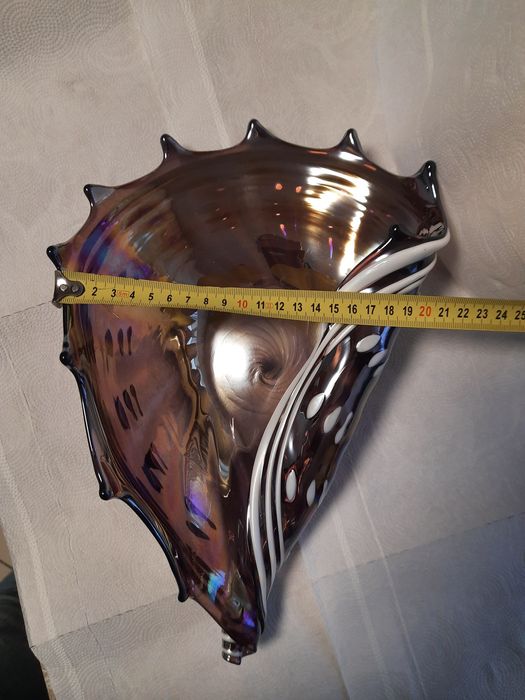 Szklana patera vintage