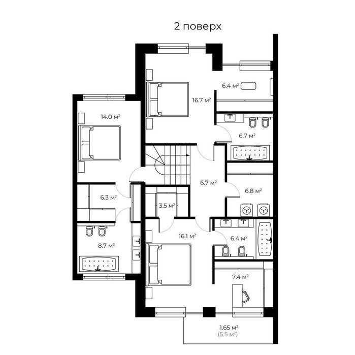 Таунхаус 225 м² з ділянкою у ТХ “СЛОВ’ЯНСЬКІ”, Минай - SL 4