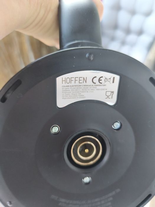 Czajnik elektryczny Hoffel z  regulacją temperatury.
INSTRUKCJA | INSTRUCTION MANUAL