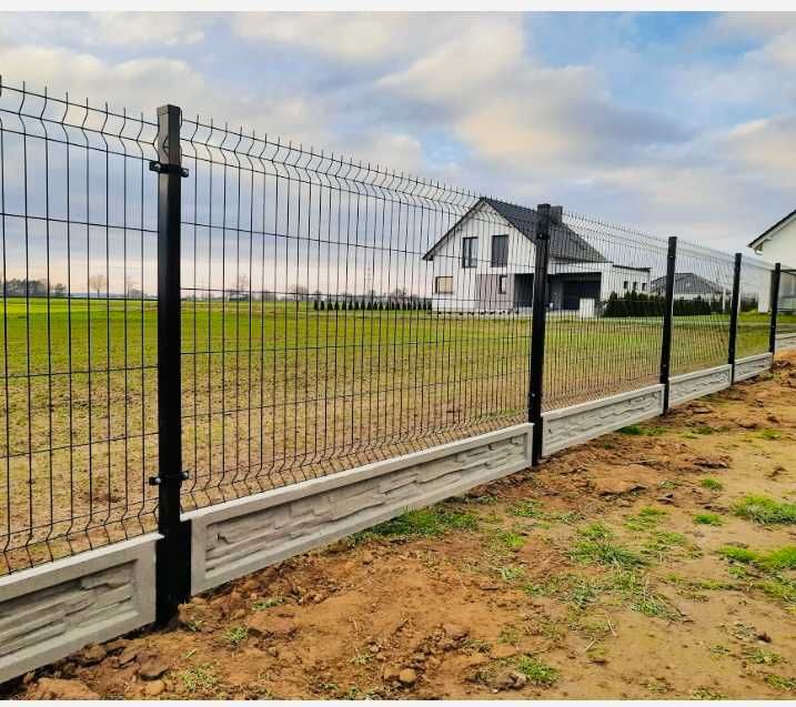 Najtaniej w Polsce! SPRZEDAŻ Ogrodzenia panelowego 123cm FI4- 45 zł/mb