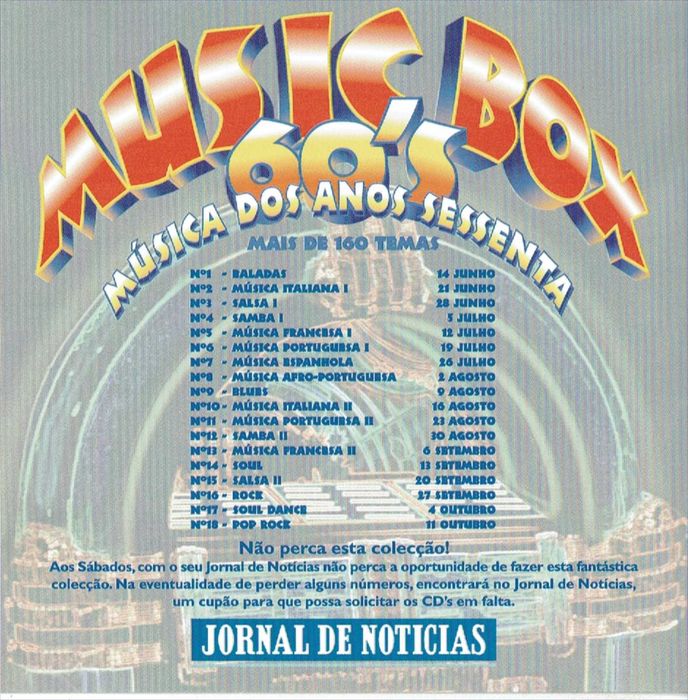 Music Box - Jornal de Notícias - 60's - Soul Dance - 1997