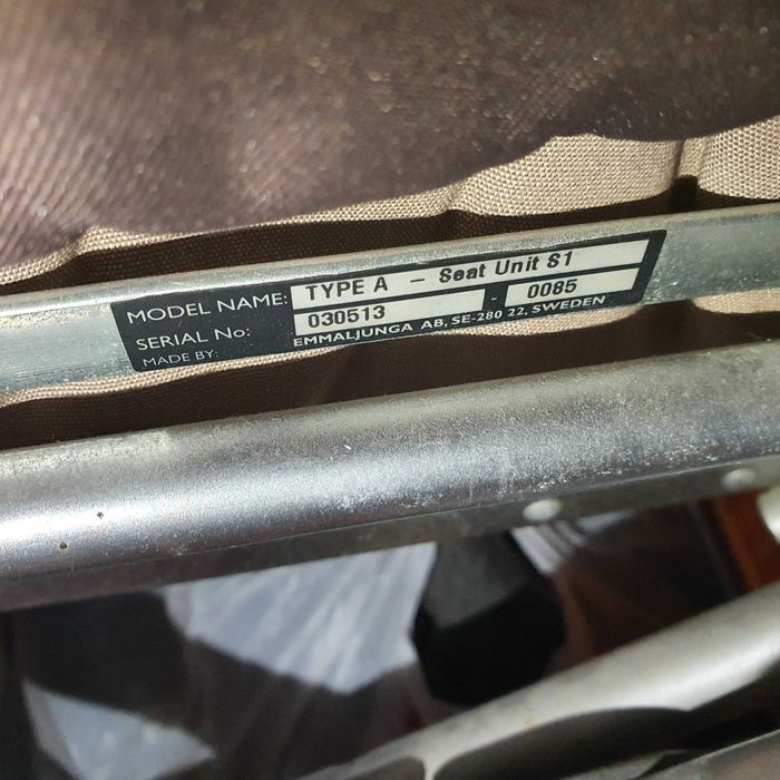 wózek Emmaljunga  Edge -Chassis C1s spacerówka+gondola