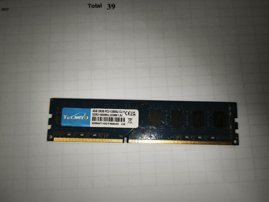 Memória RAM DDR 3 1600mhz