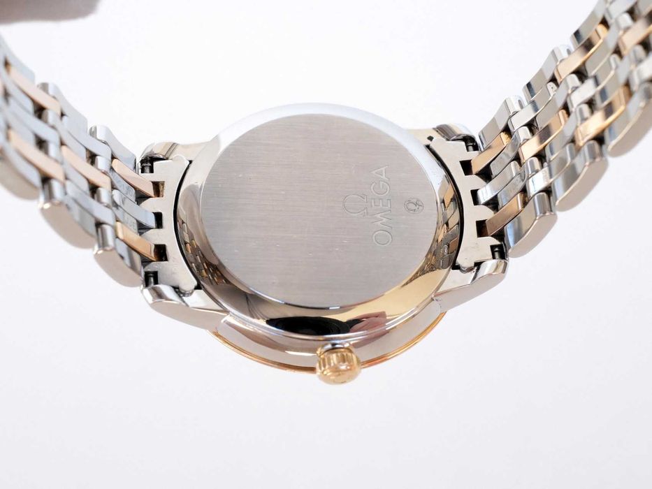 Omega De Ville Prestige MoP Dial 18K Rose Gold Steel Automatic 33