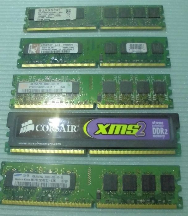 Оперативка для комп"ютера DDR2-1 Gb та 512Мб - є кількість
