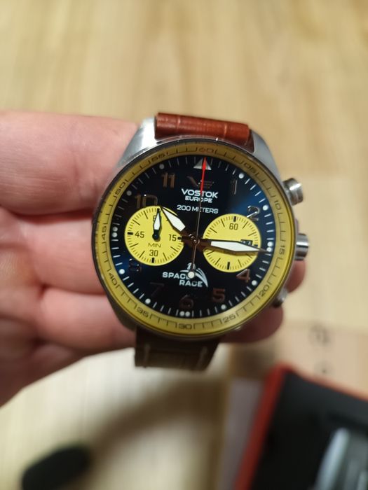 Zegarek Vostok skórzany pasek