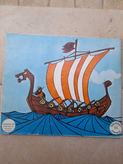 Caderneta de Cromos Completa o Viking de 1975