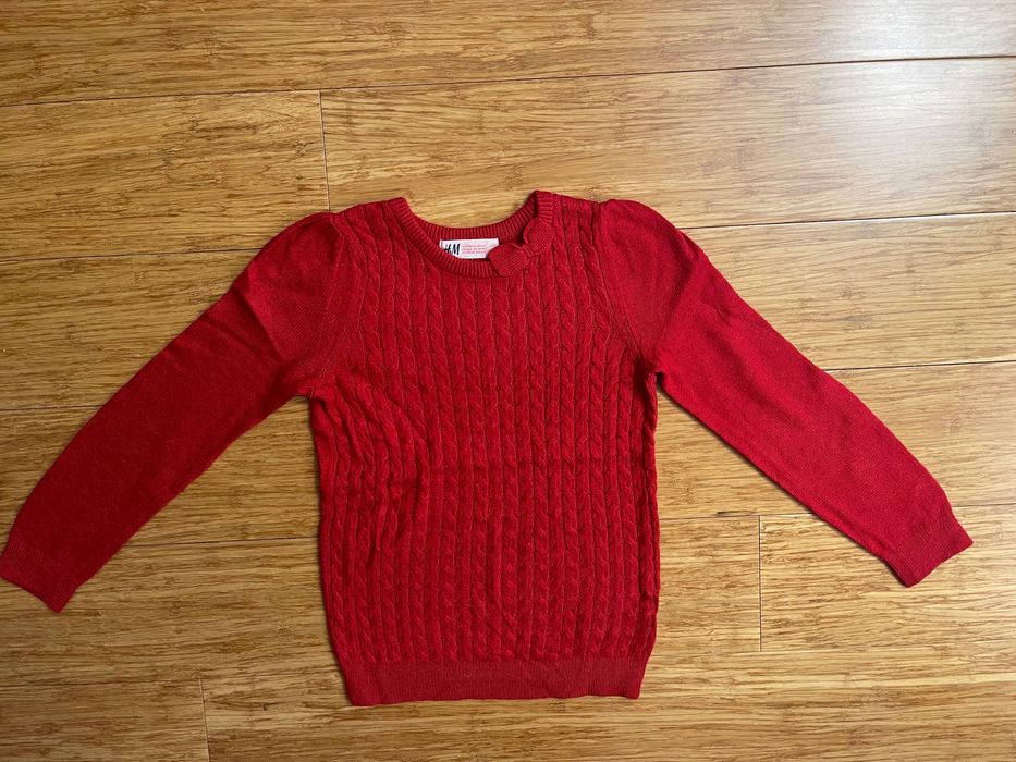 Sweter dziewczęcy r. 110