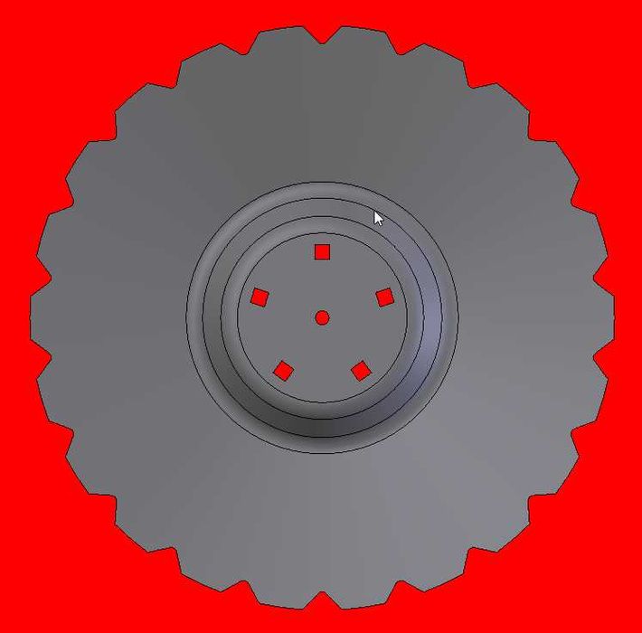 Talerz kroju uzębiony ø510/4 - CLASSIC