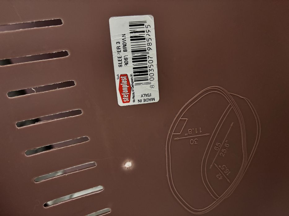 Stefanplast Sleeper Пластиковий лежак для собак