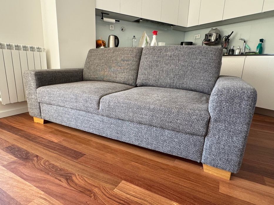 Sofa 2 lugares cizento