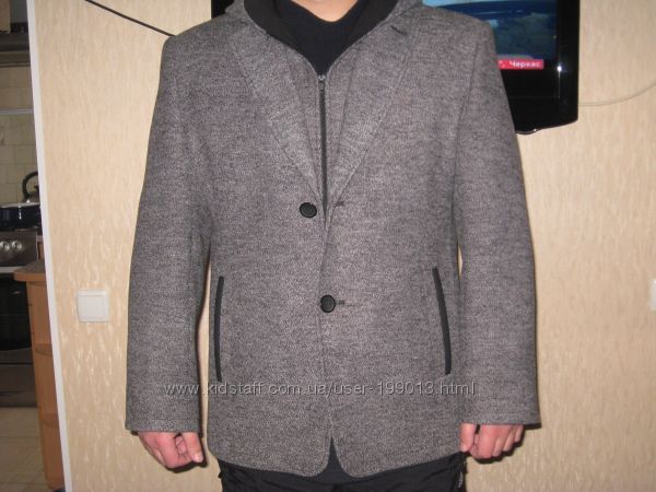 Мужской теплый пиджак-куртка