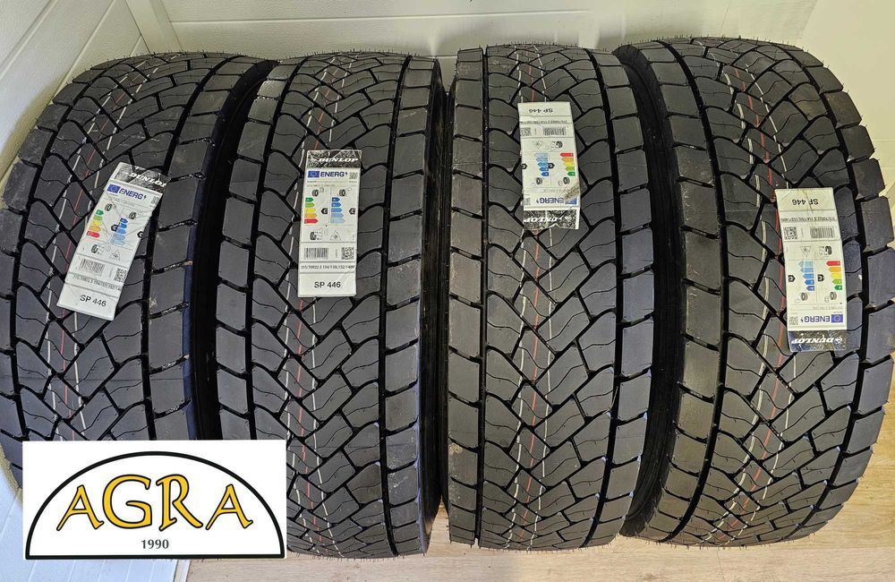 315/70R22.5 (1710netto)  DUNLOP SP446 NOWA opona opony napęd
