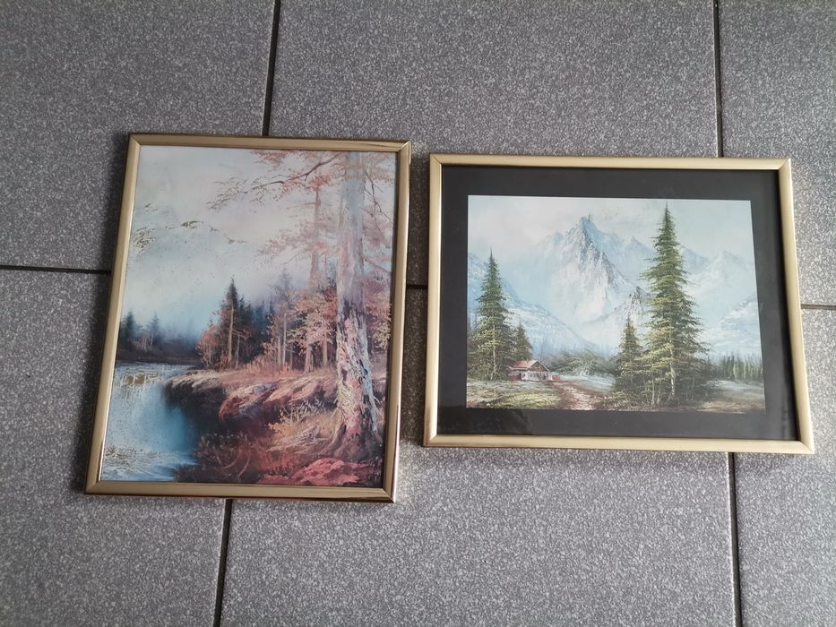 Obrazki z widokami - 2 sztuki