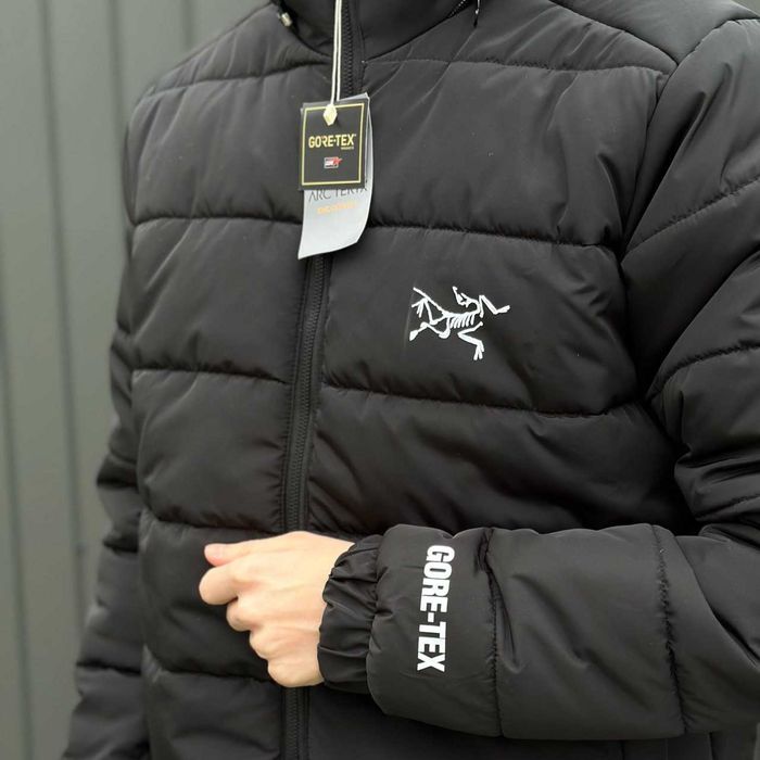 Черный Микро Пуховик ARCTERYX - Зимова Куртка Артерикс - ХС С М Л ХЛ