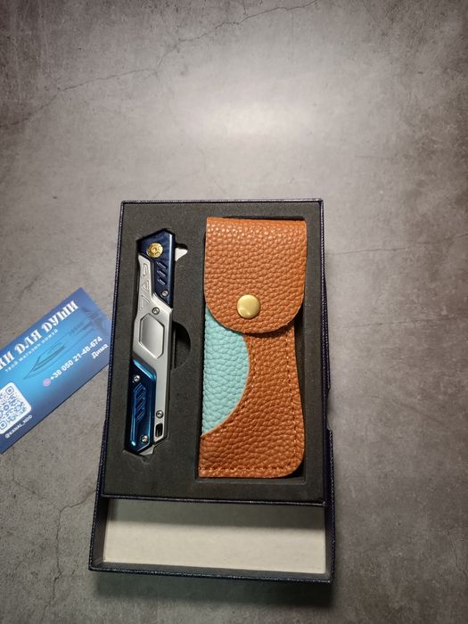 Складной нож металлический с клинком танто