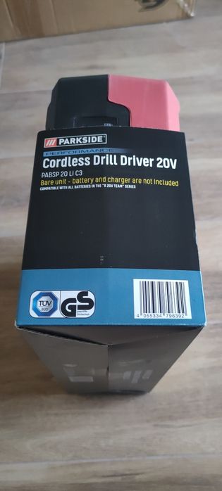 Wiertarko -wkrętarka  Parkside PABSP 20-Li C3