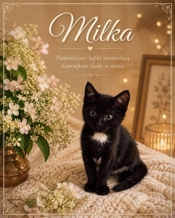 Kot kotka do adopcji ok 12 tygodni